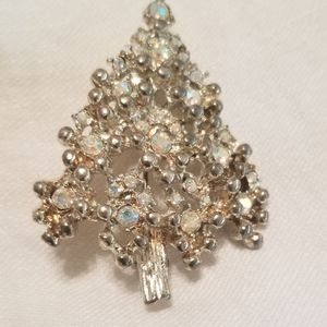 Vintage silver christmas tree